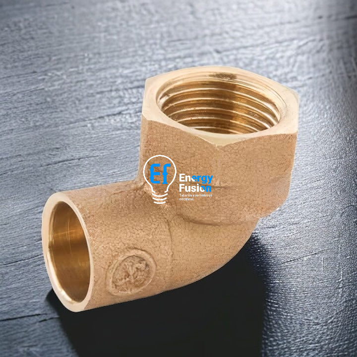 Codo 90° Bronce SO 1 1/2´HI DimafloW image 0