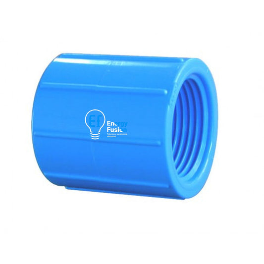 Copla PVC  Azul HI/HI 1/2 ´PN10 image 0