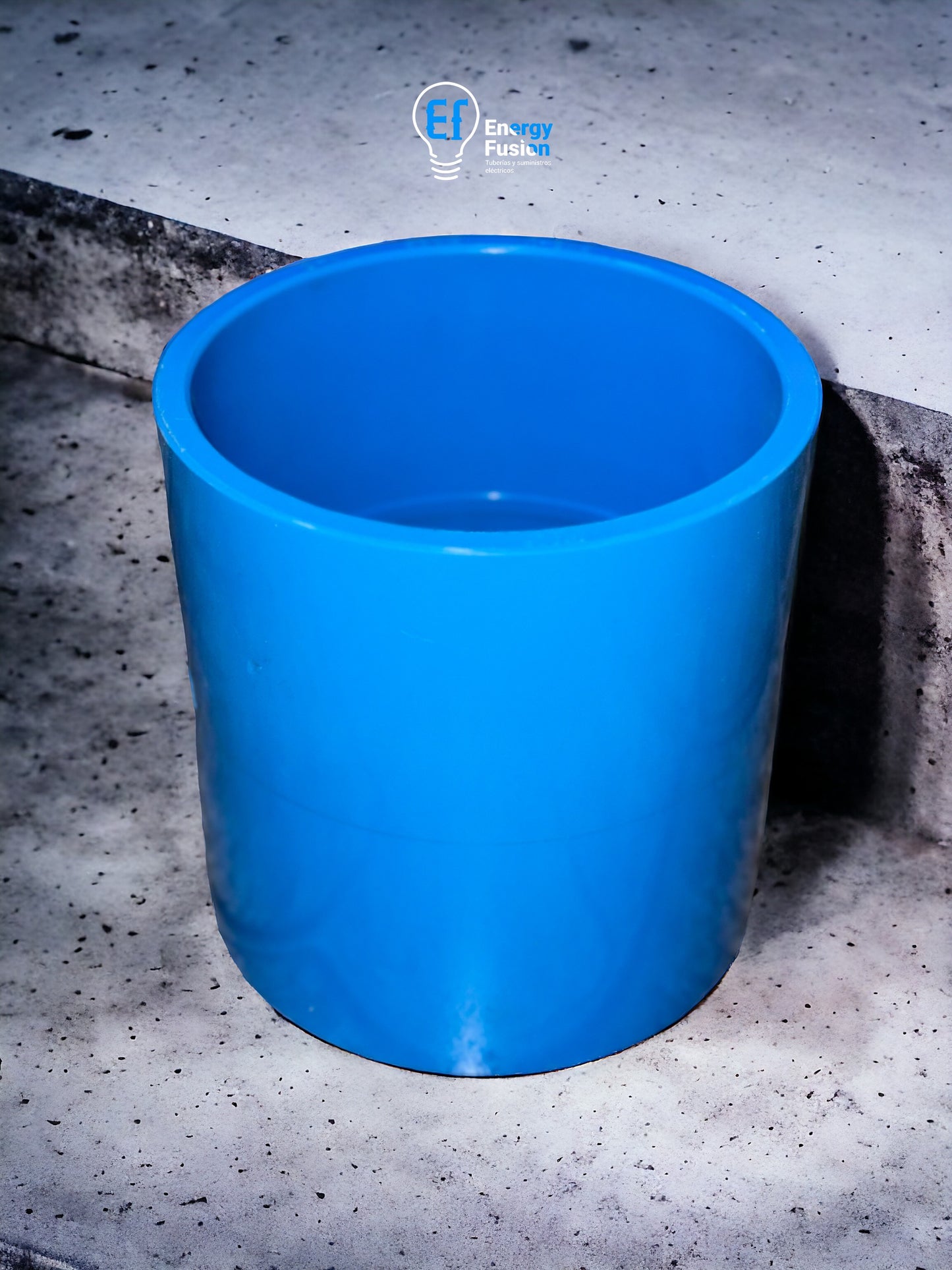 Copla PVC Azul /CEM 75 MM PN10 image 0
