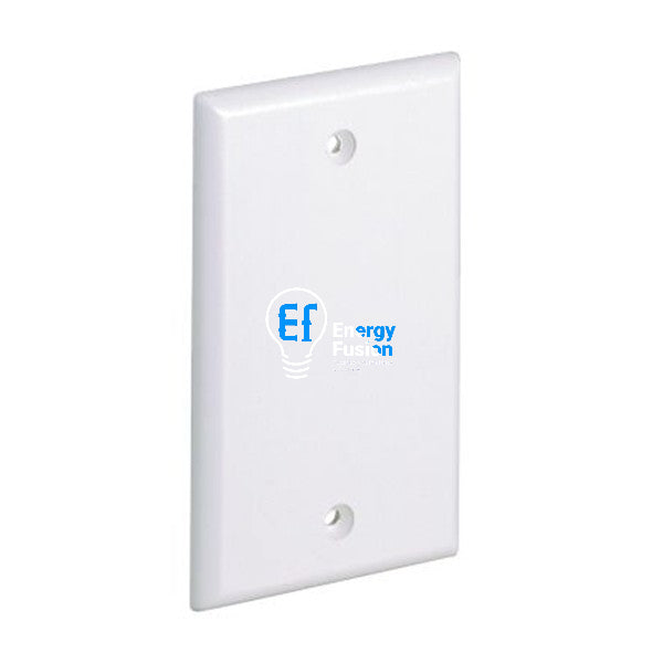 Tapa Caja Ciega PVC Blanca 116 x 14mm C/Tornillos image 0