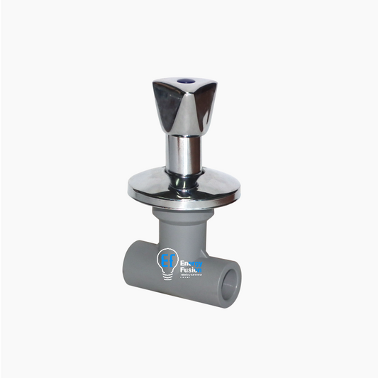 PPR Llave de Paso Cromada 20MM Vastago 3,5 CMS image 0