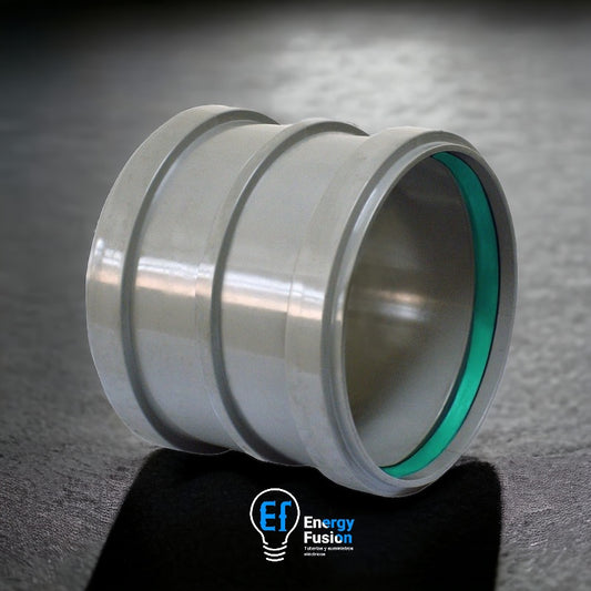 Copla Colector Goma Verde SN4 250 MM Inyectado image 0