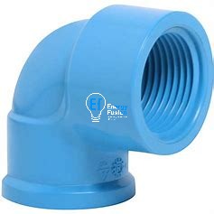 Codo PVC Azul HI 90° CEM 25X1/2´PN10 image 0