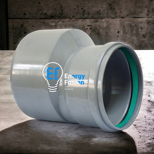 Reducción Colector Goma Verde SN4 200x160MM Inyectado image 0