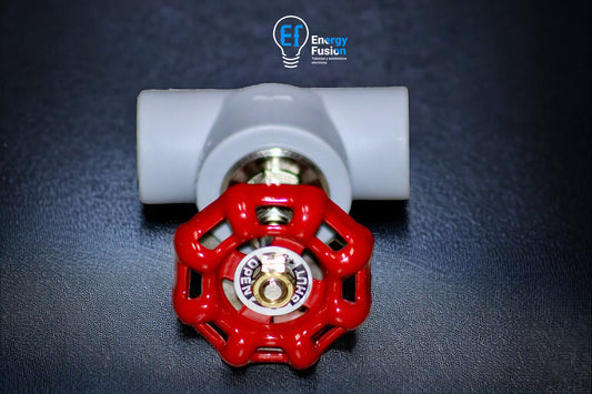 PPR Llave de Paso Metálica 25MM Roja o Azul image 0