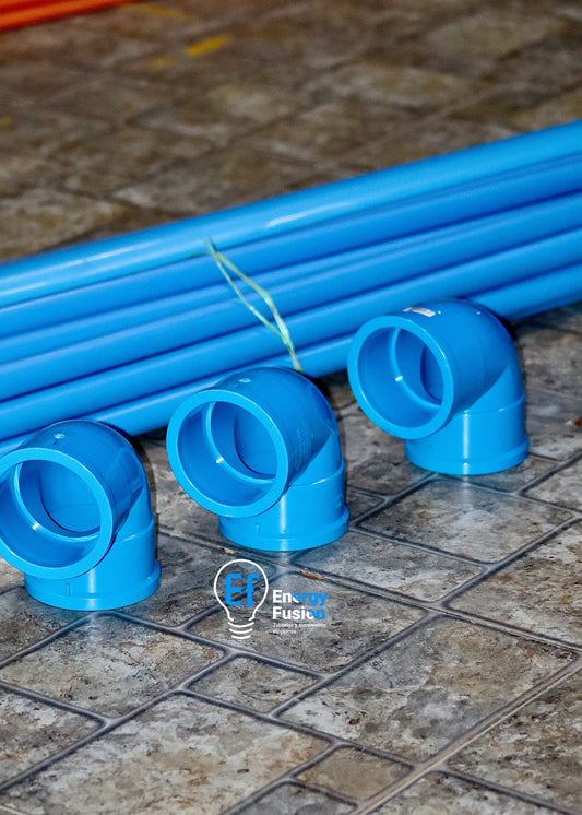 Codo PVC Azul 32 MM 90° PN10 image 0