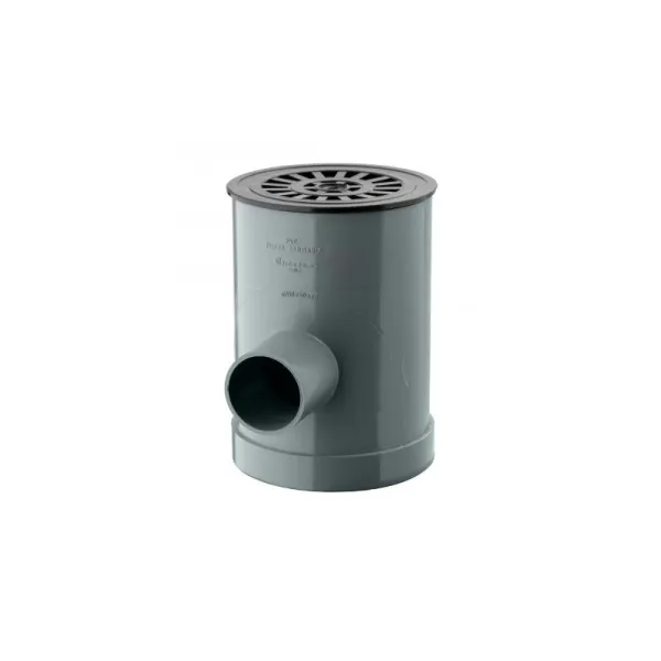 Pileta Sanitaria Gris 110 50/40 Mm A - pvc gris para uso industrial
