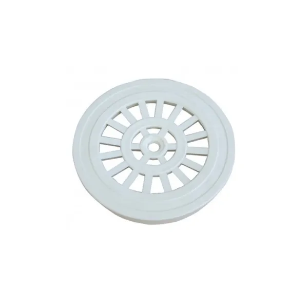 Rejilla Pileta De 4 Redonda Blanco - pvc gris para uso industrial