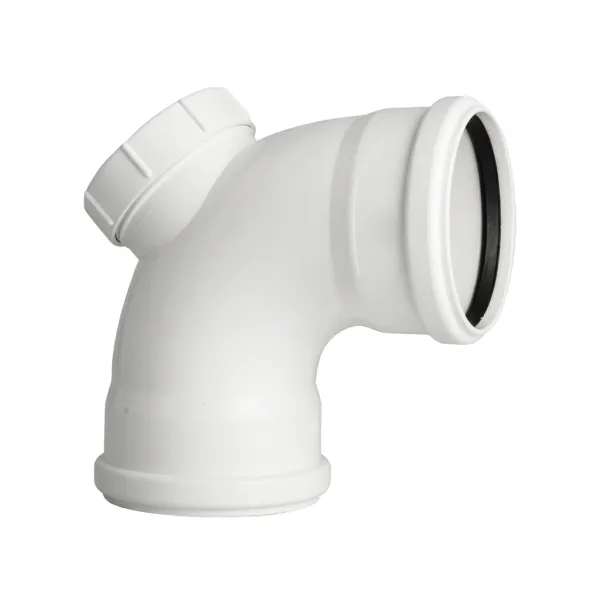 Codo Registro Pvc Sanitario Blanco 110 Mm - pvc blanco para uso industrial