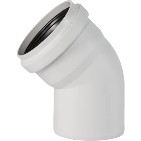 Codo Pvc Sanitario Blanco 110 X 45 - pvc blanco para uso industrial