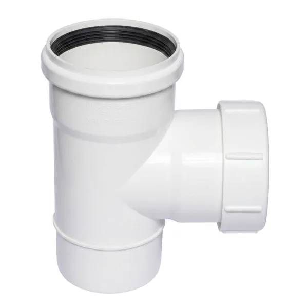 Tee Pvc Registro Sanitario Blanco 110 Mm - pvc blanco para uso industrial