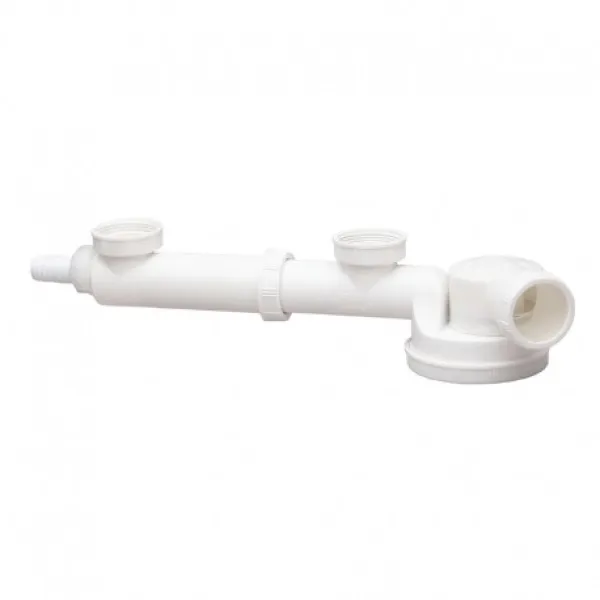 Sifon Lavaplatos 2 Taza 1 1/2 Salida Orientable 40 Mm. - sifones lavaplato para uso industrial