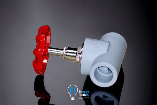 PPR Llave de Paso Metálica 50MM Roja o Azul image 0