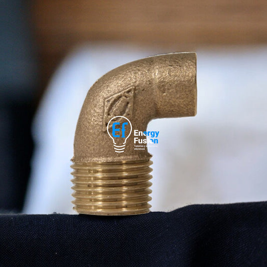 Codo 90° Bronce SO 1 1/2´HE DimafloW image 0