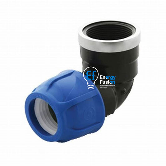 Codo HDPE Compresión 90° HI image 0