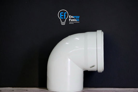 Codo PVC Sanitario Blanco 75x90° image 0