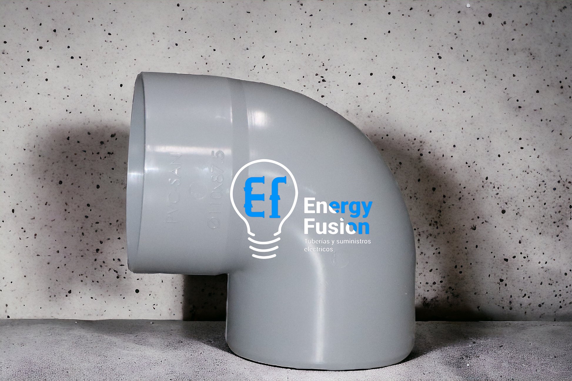 Codo Sanitario Gris 50x 90° image 0