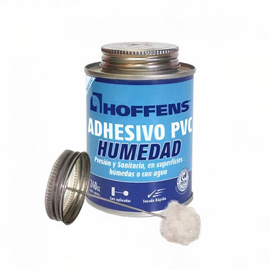 Adhesivo PVC Hoffens lata 240C.C Humedad image 0