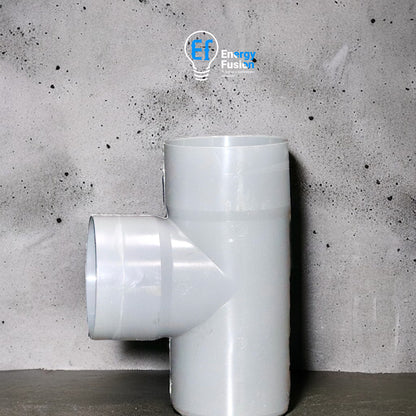 Tee Sanitario Gris 75x50MM image 0