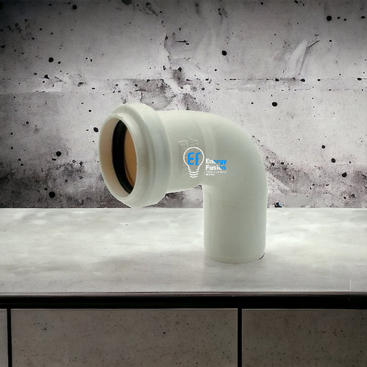 Codo PVC Sanitario Blanco 50x90° image 0