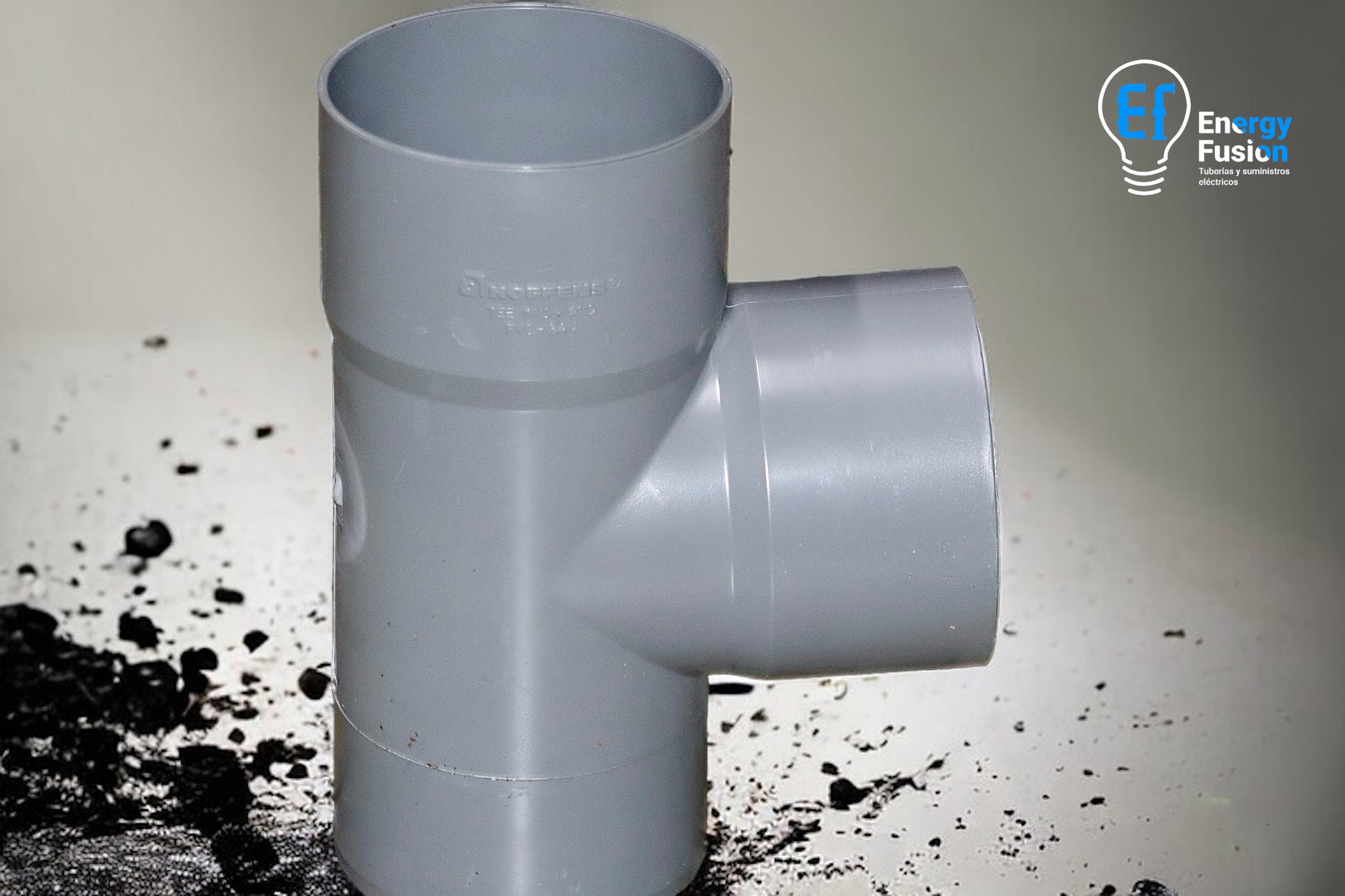 Tee Sanitario Gris 75x50MM image 1
