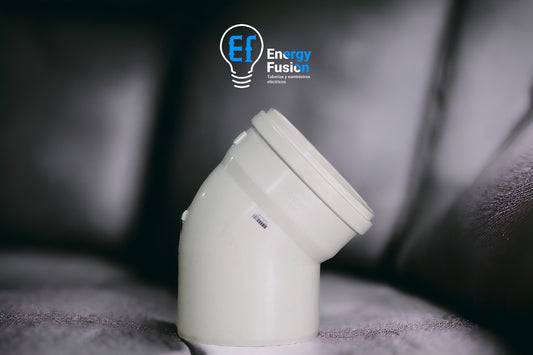 Codo PVC Sanitario Blanco 45° image 0