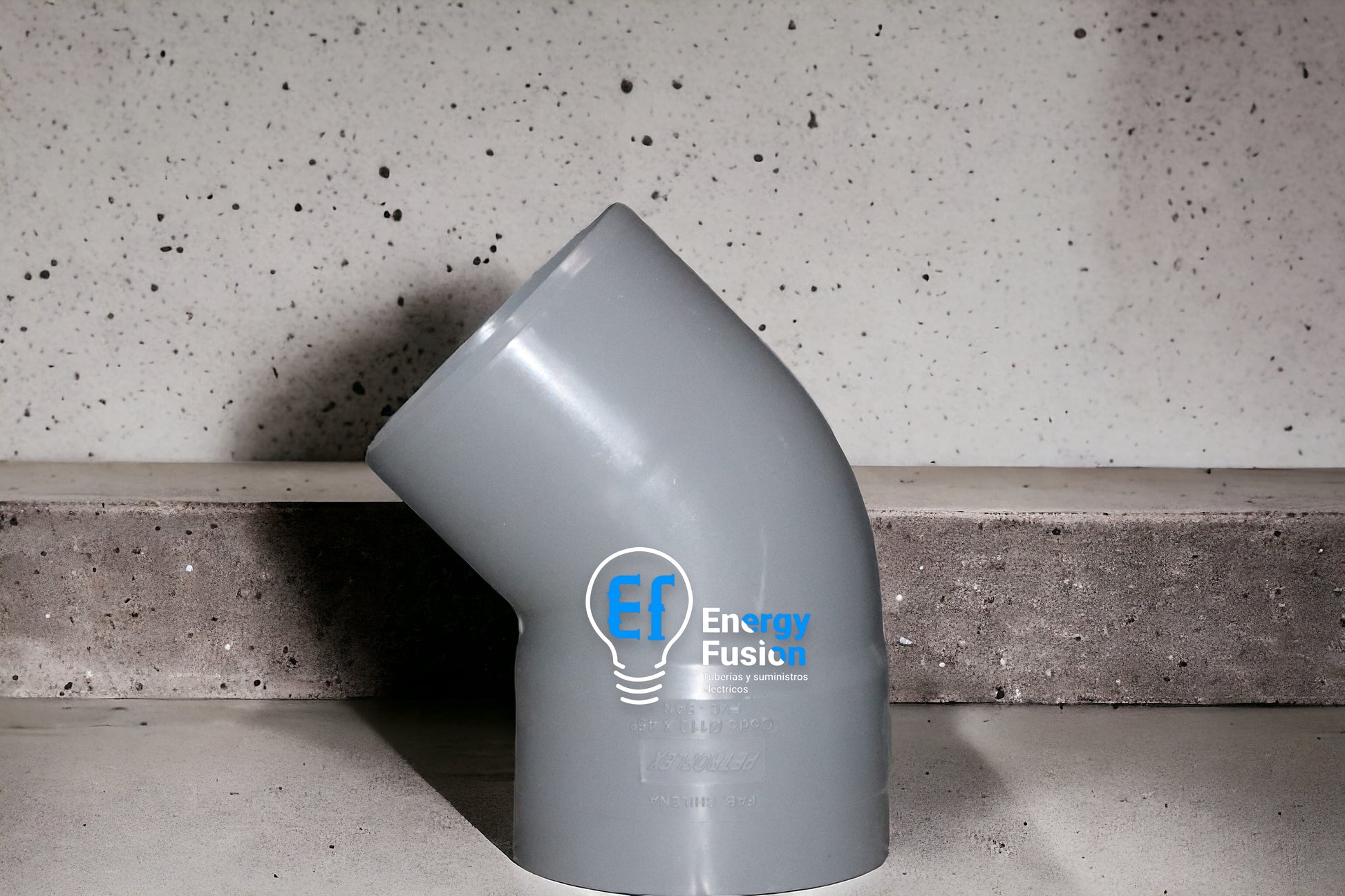 Codo Sanitario Gris 45° image 0