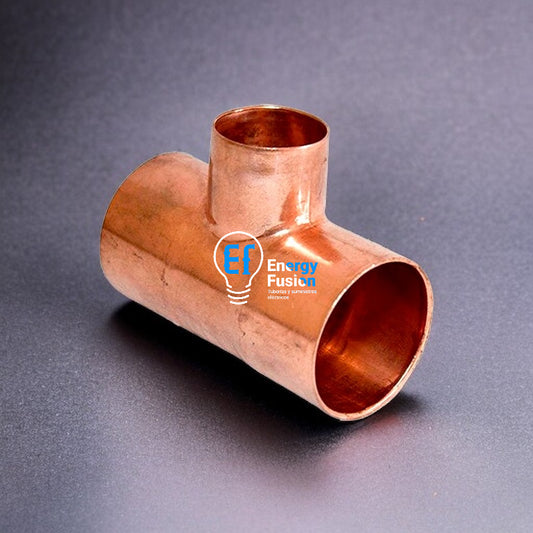 Tee Reducción Cobre SO-SO-SO 1 x 1/2 x 1/2 ´ image 0