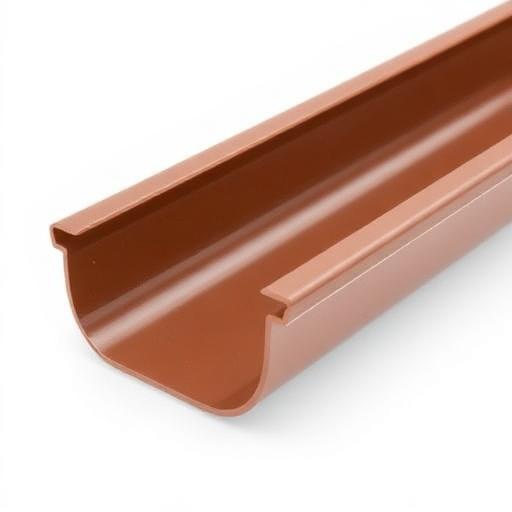 Canaleta Evacuación Aguas Lluvias Marrón 4 Metros - Canaletas PVC para uso industrial